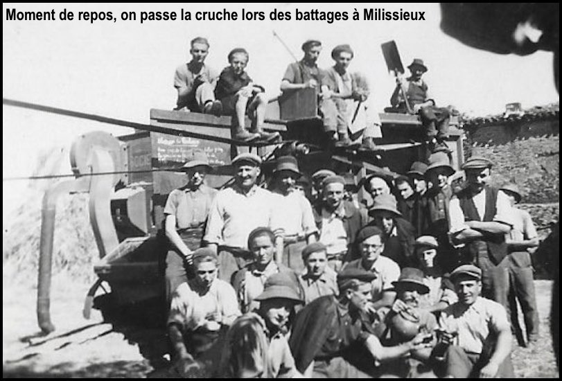 Battage a milissieux 1945 2